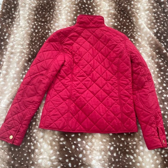 Red quilted Ralph Lauren jacket - Picture 3 of 3